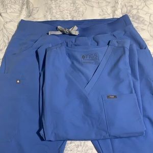 Figs scrub set - Ceil Blue